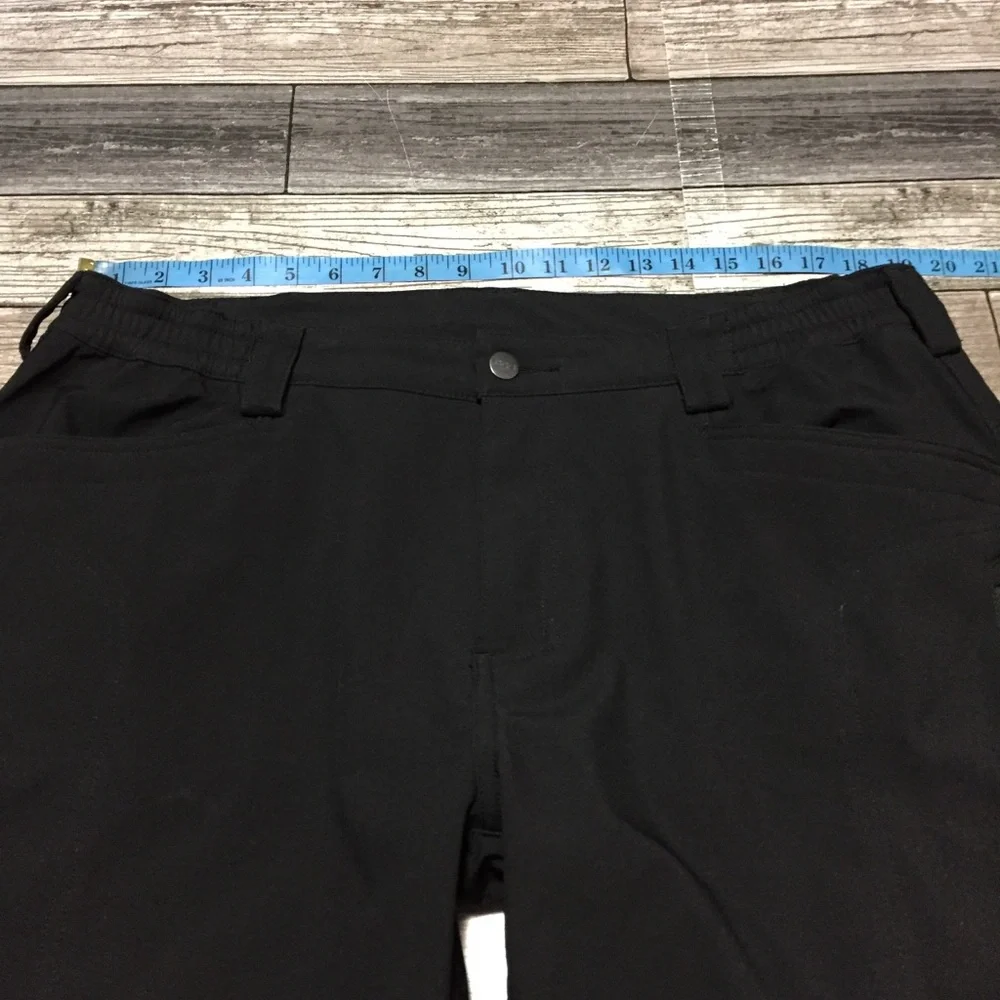 CQR Fleece Lined Pants Men’s 40x30 Black Stretch Ankle Zip